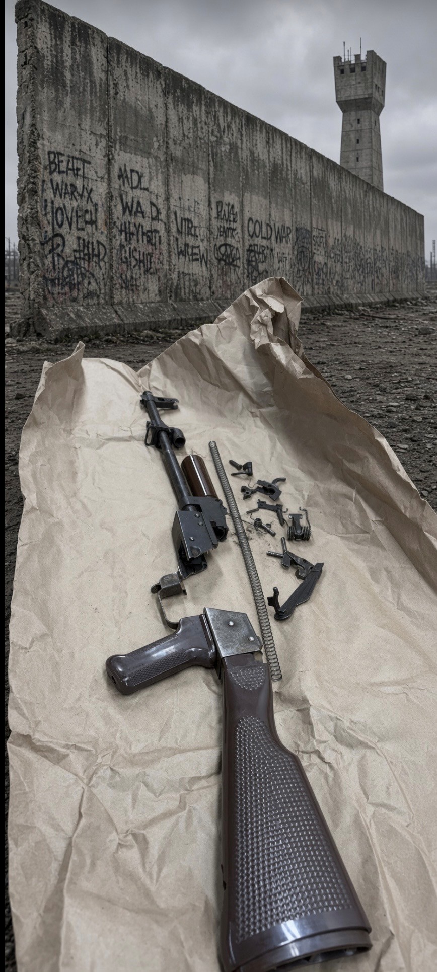 East German AKM custom build — period-correct MPiKM specification with bakelite furniture and blued finish 